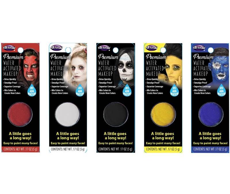 Water Activated Makeup Asst Colors