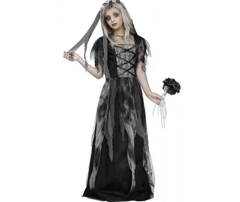 Cemetery Bride Child Costume