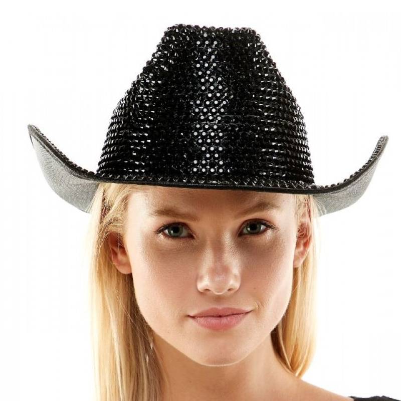 Soft Fabric Polyester Western Hat w Cord - Cappel's