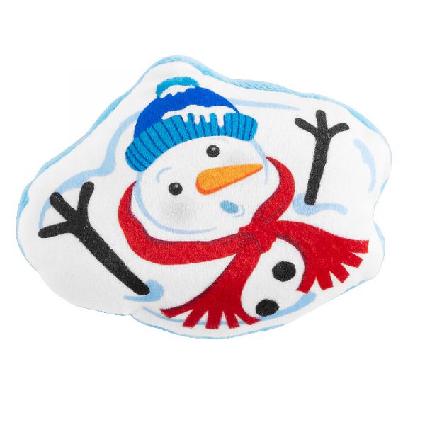 5" plush melting snowman stocking stuffer