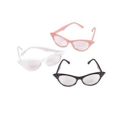 Cat-eye-glasses with Rhinestones