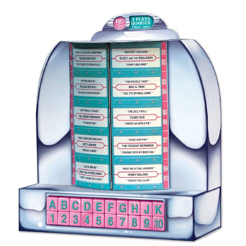 Jukebox Tabletop Decoration 1950sDinerStlye 13" Cappel's