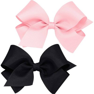 Pink or Black Hair Bow