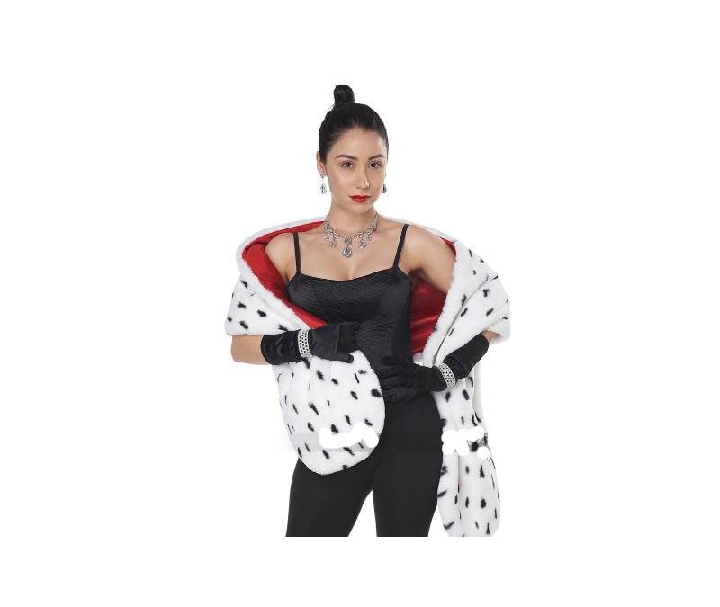 Costume Faux Dalmatian Stole