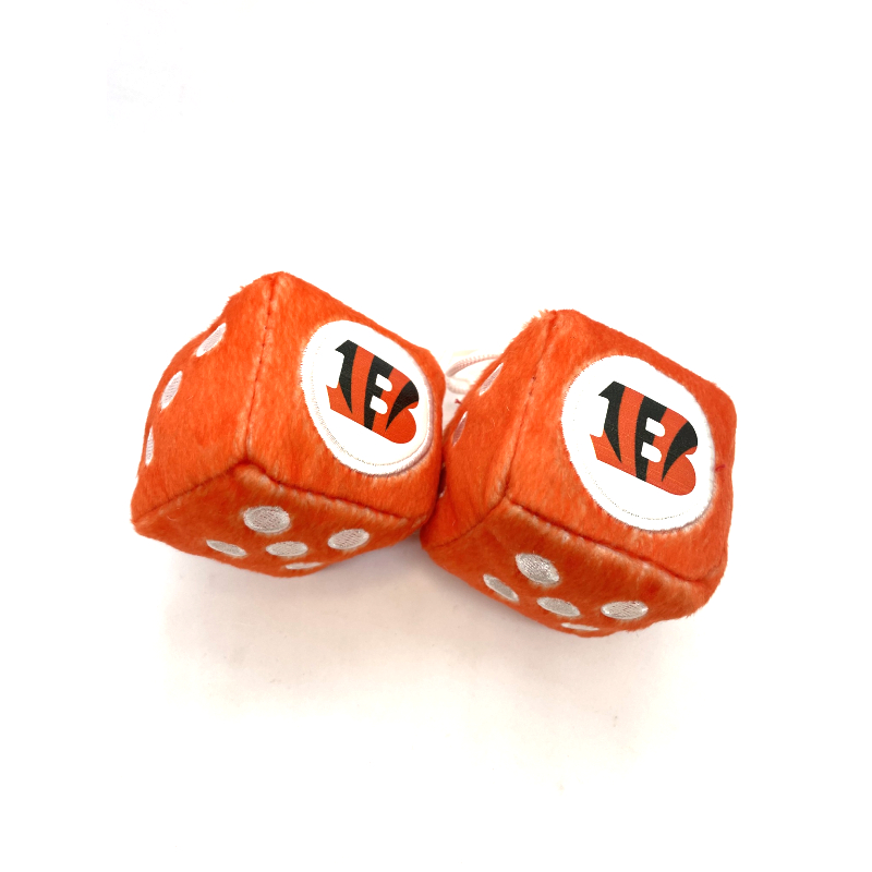 Officially Licensed Bengals Fuzzy Dice Cappel's