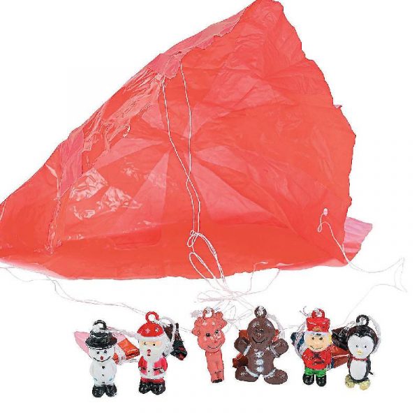 1" Mini Holiday Character Paratrooper
