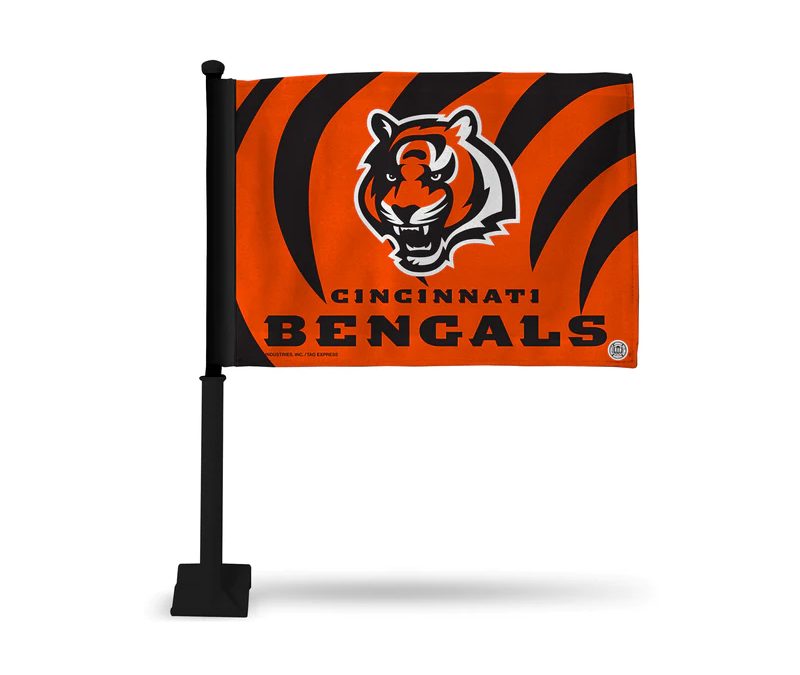 Officially Licensed Bengals Double-Sided Car Flag