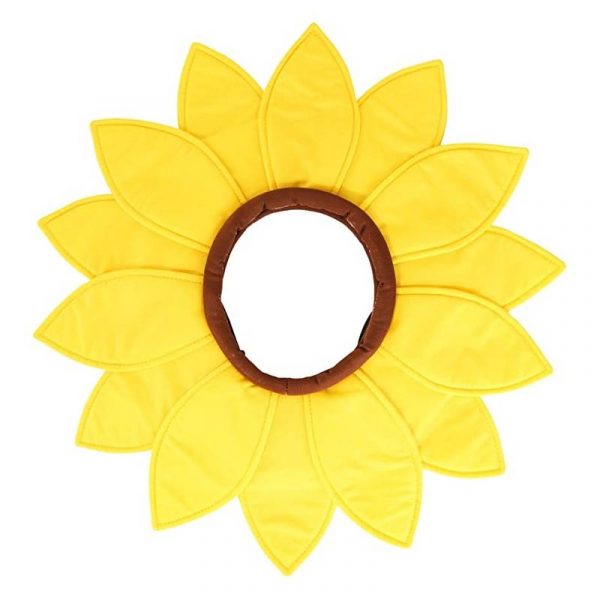 fabric sunflower face piece