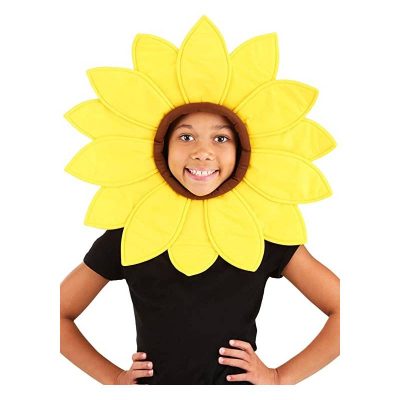 fabric sunflower face piece