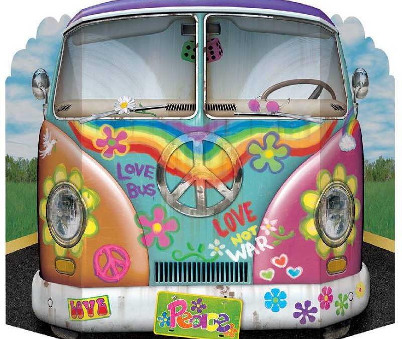 Hippie Bus Photo Prop