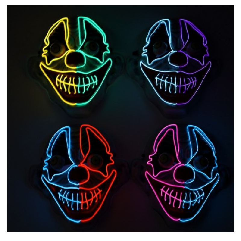 Party Neon Light Up Scary Clown