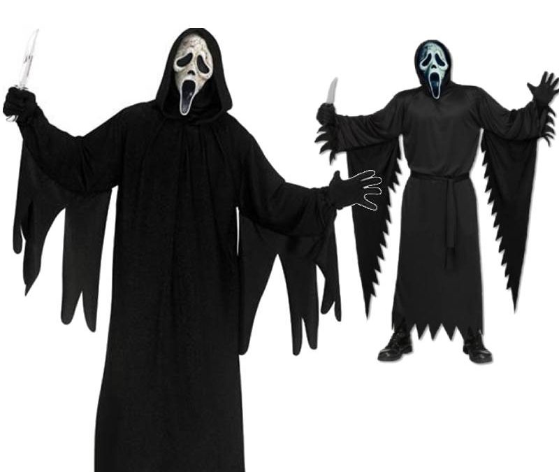 Scream VI Ghost Face® Aged Costume Black or Sparkly Robe