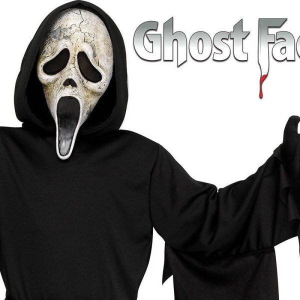 scream ghost face aged child costume