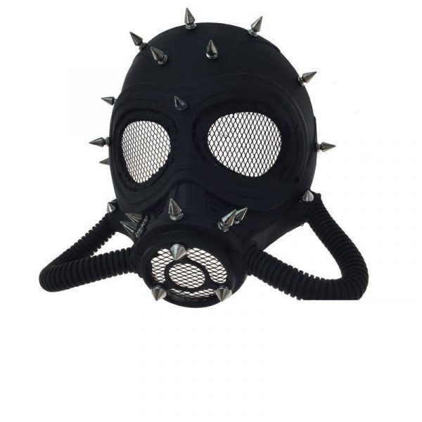 gas mask with spikes