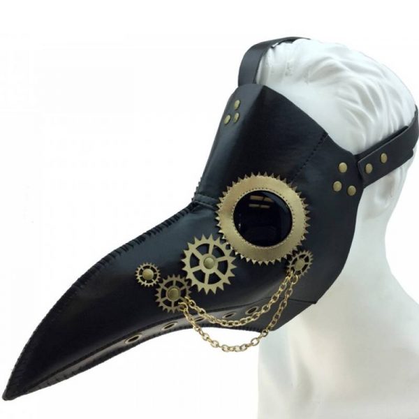 plague doctor mask with chain