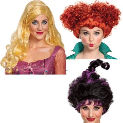hocus pocus sisters wig group photo