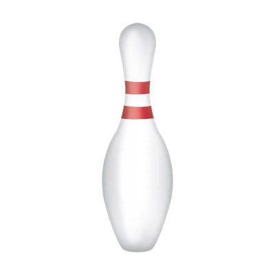 15" bowling pin cutout