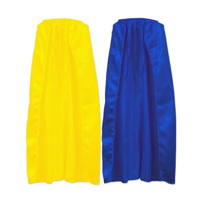 30" fabric cape blue or yellow