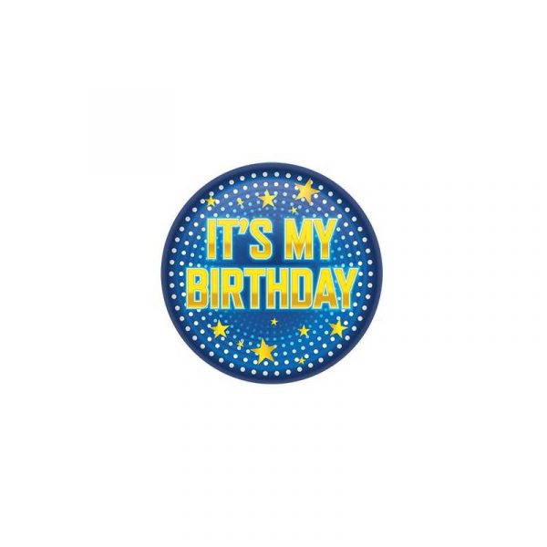 2" its my birthday button