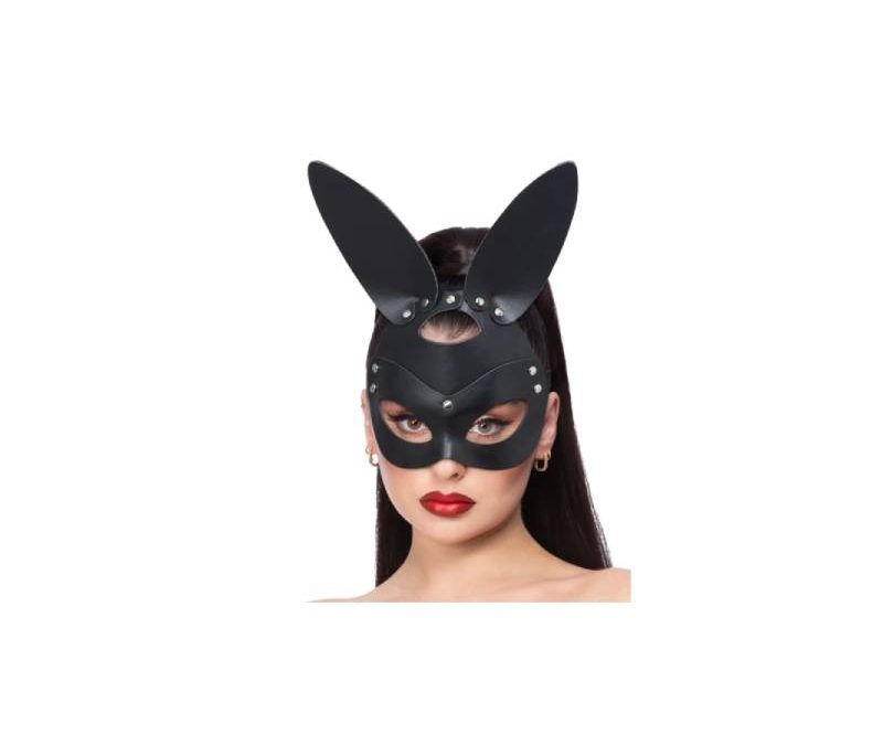 Costume Leather Look Rabbit Eyemask