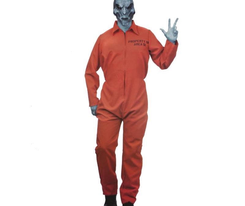 Area 51 Alien Adult Costume w Mask
