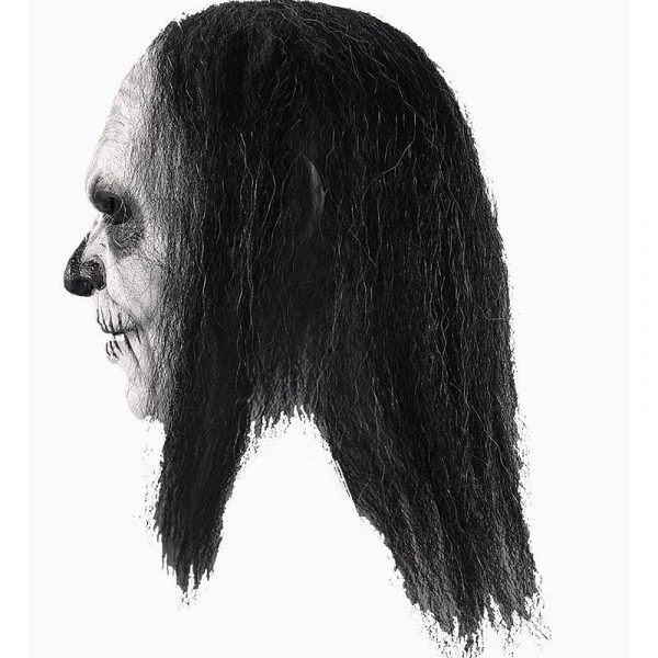 voodoo witch doctor mask with hair