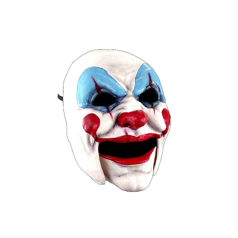 latex clown mask with moveable jaw
