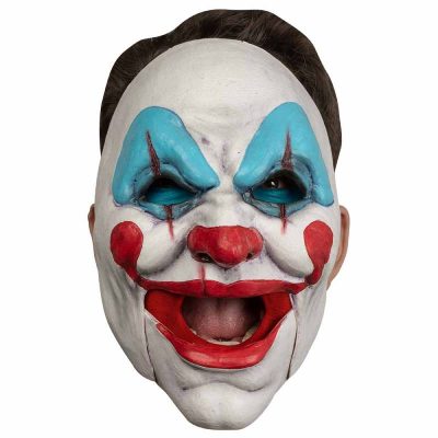 latex clown mask with moveable jaw