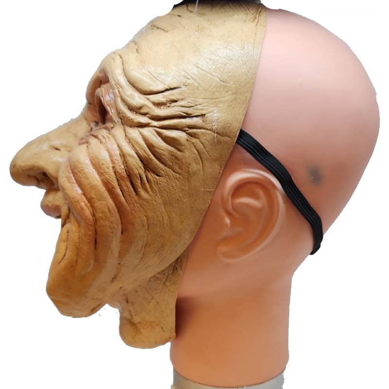 old man with moveable jaw