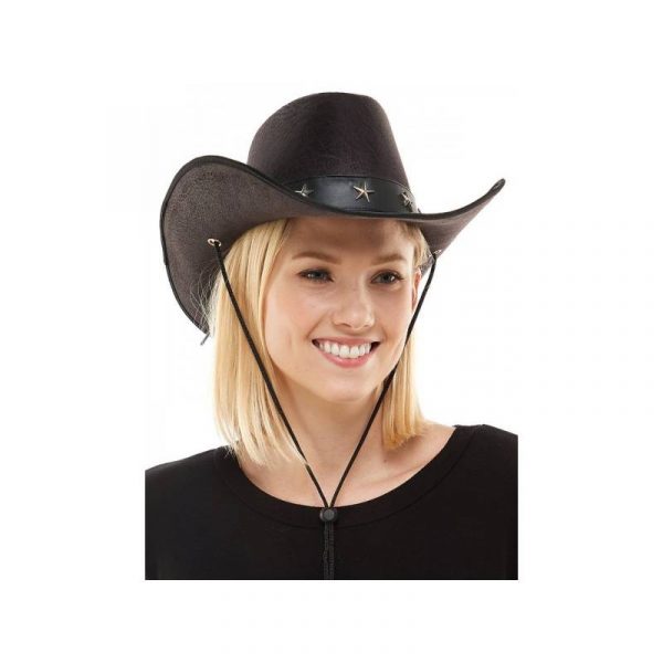 Deluxe Felt Western Hat with Silver Stars on Band