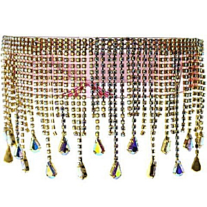 Deluxe Dangling Rhinestone Sunglasses