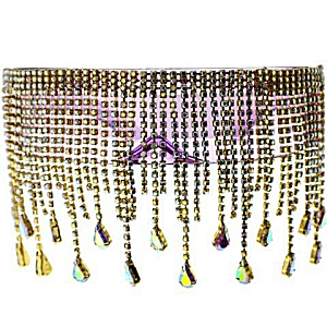 Deluxe Dangling Rhinestone Sunglasses