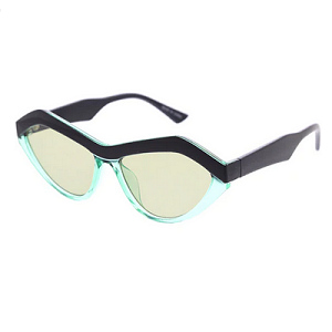 color-framed sunglasses