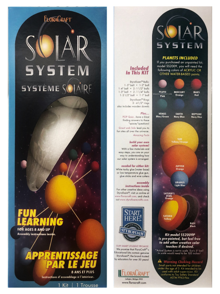 Styrofoam Ball Solar System Kit