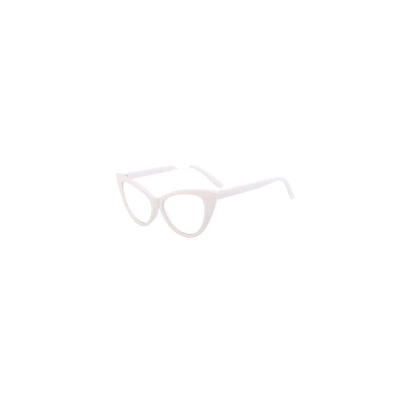 solid color cat frame eyeglasses