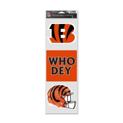 Bengals Multi-Use Decal 3 on Sheet Fan Pack