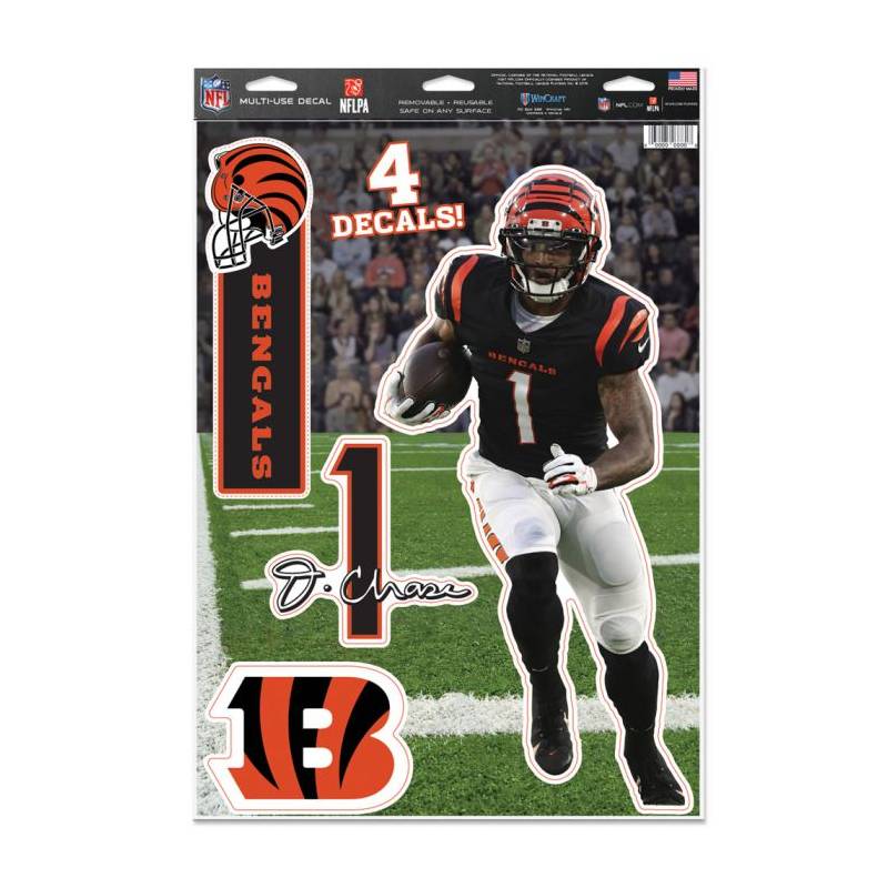 Bengals Chase Multi-Use Decal Sheet