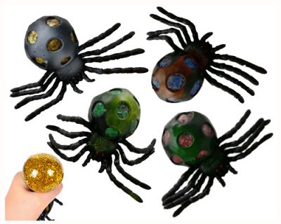 rubber squishy spider