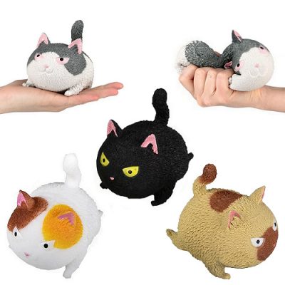 squishy cat assorted colors