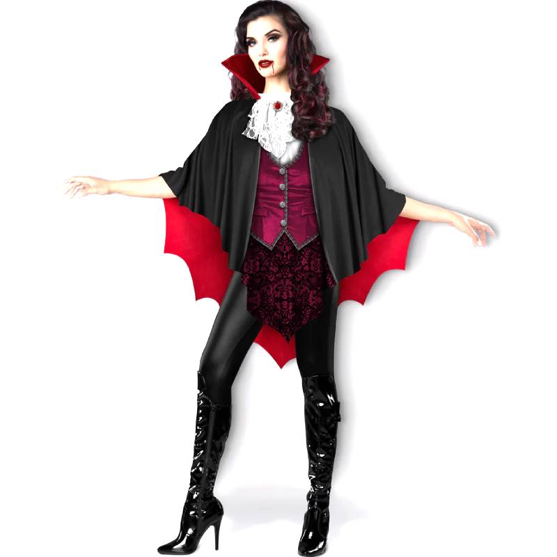 Vampiress Poncho Adult Costume - Cappel's