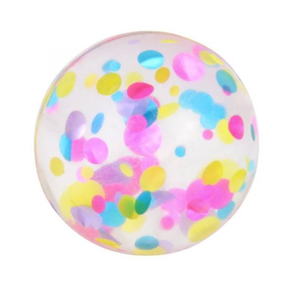 1" Party Sparkle Spot Super Balls