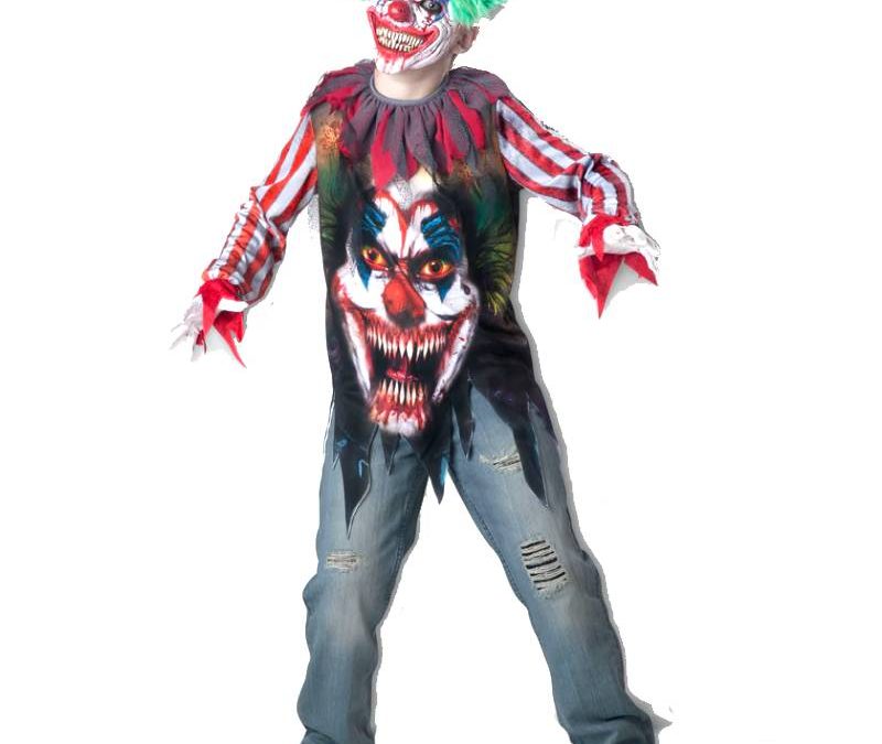 Big Top Terror Clown Child Costume