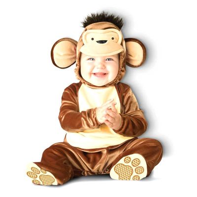 CC1737 Mischievous monkey infant