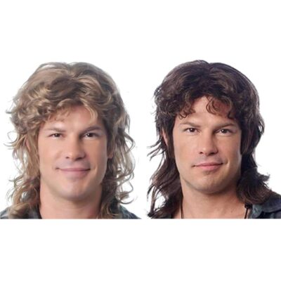 Hipster Mullet Adult Wig group photo