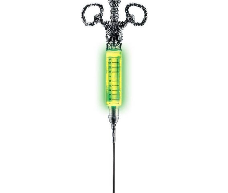 15″ Costume Plastic Radioactive Glowing Syringe