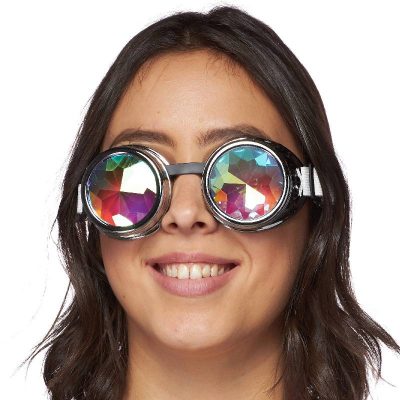 Satin Fabric Witch Hat w Silver Buckle