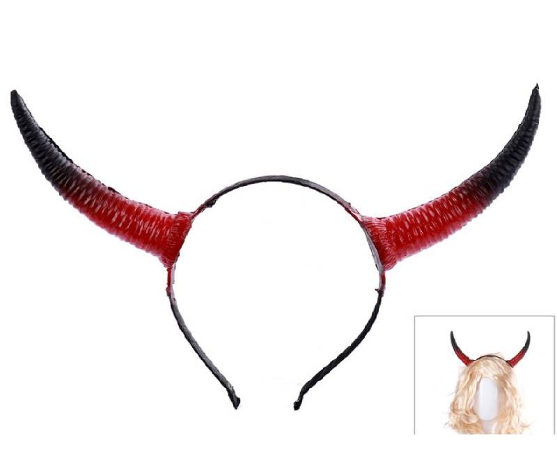 Costume Sculpted Foam Devil Horns Headband