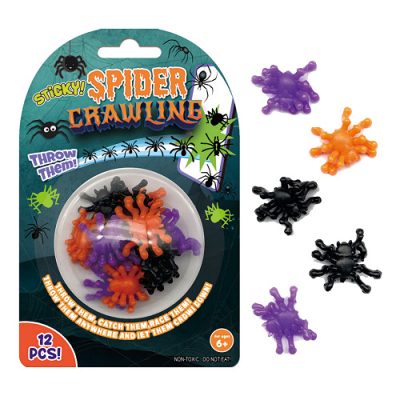 party rubber stretchy crawling spiders