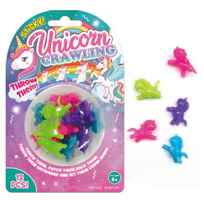 party rubber stretchy crawling unicorns