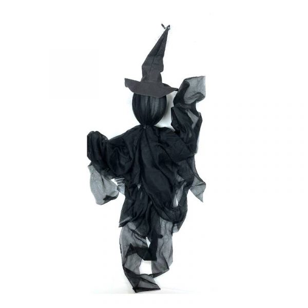 24" sheer fabric hanging witch
